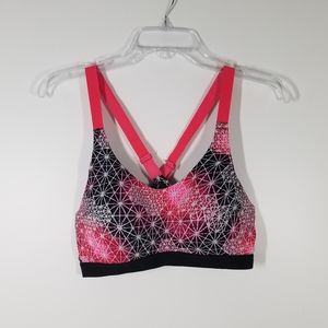 Victoria's Secret Black  and Pink VSX Sports Bra Size 34C